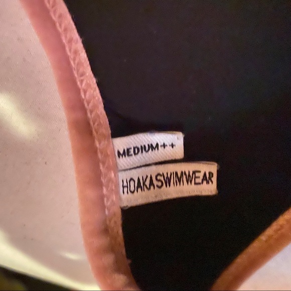 Hoaka Swim: Pink Velvet Bikini Set - Picture 7 of 9